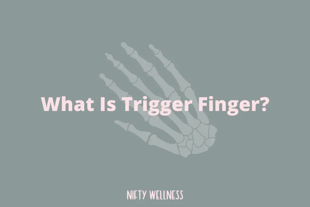 How do you reverse trigger finger naturally