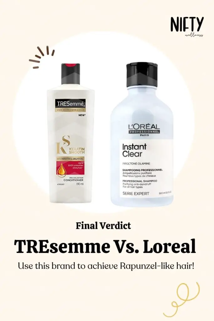 Final Verdict TREsemme Vs. Loreal 