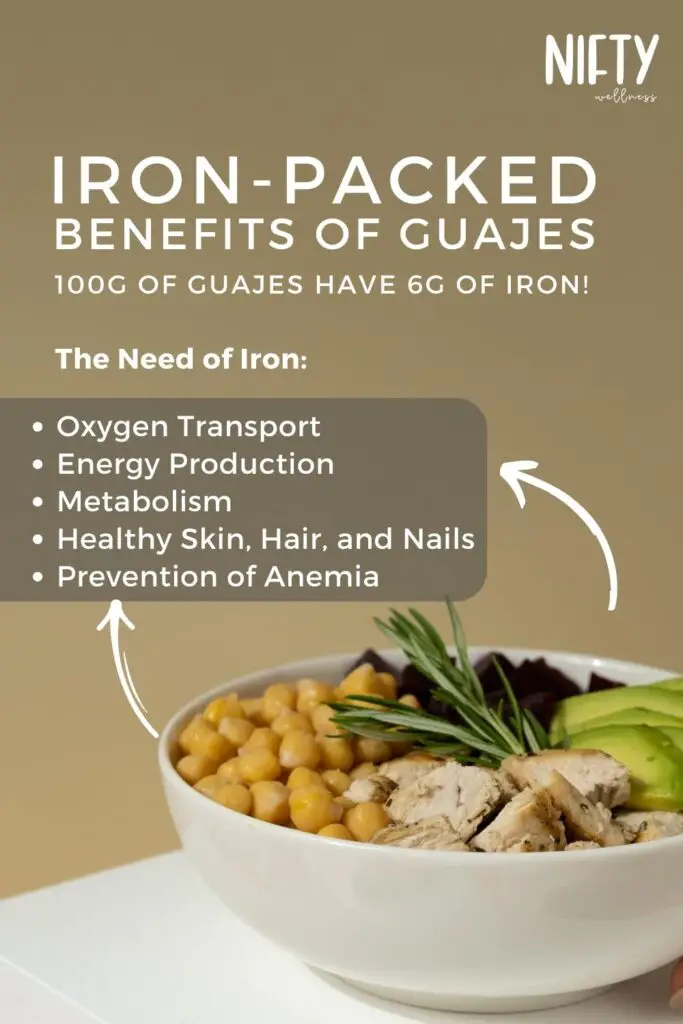Iron-packed benefits of Guajes