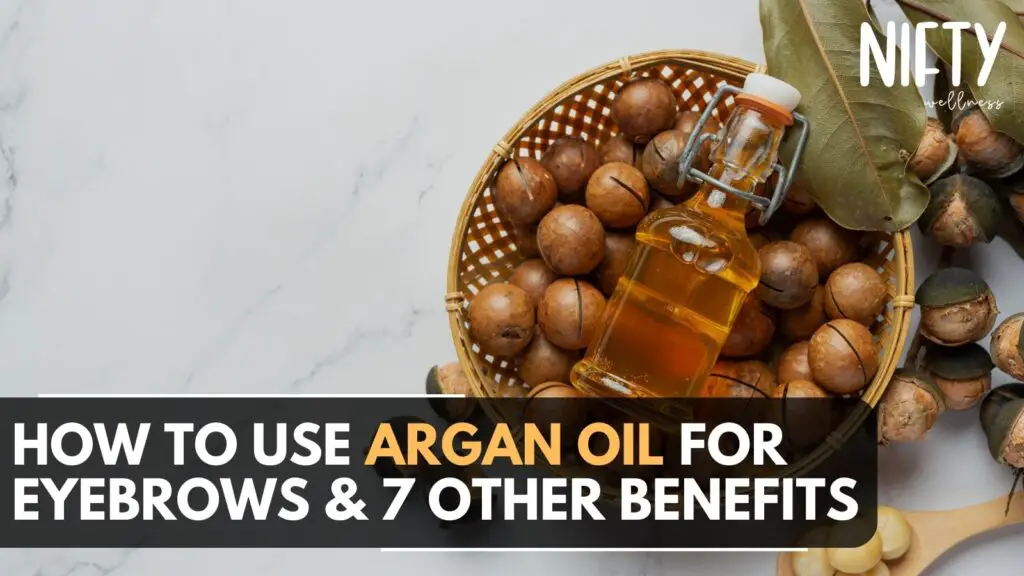 argan oil for eyebrows
