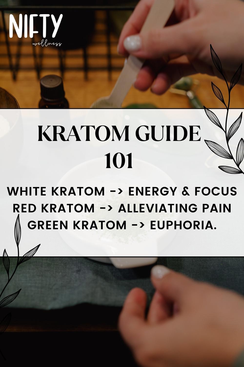 What Is The Best Kratom For Pain Best Kratom For Energy, Pain, Euphoria & More - Nifty Wellness