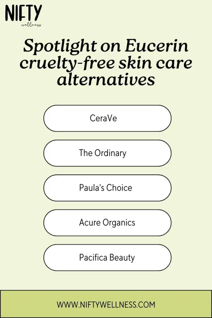Spotlight on Eucerin cruelty-free skin care alternatives